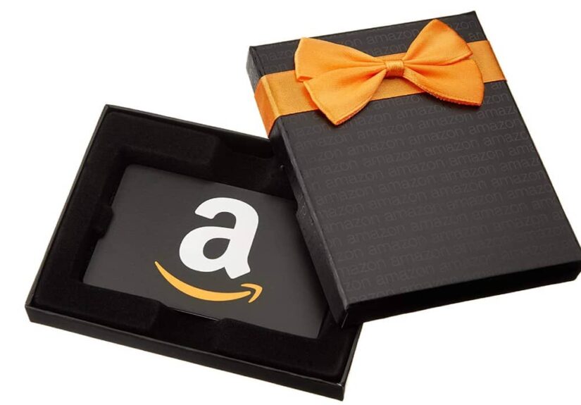 Amazon Gift Card in a gift box