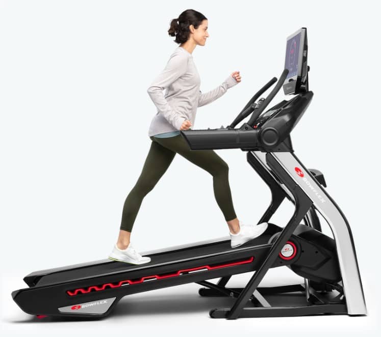 Bowflex Treadmill Inclined Woman Inclined