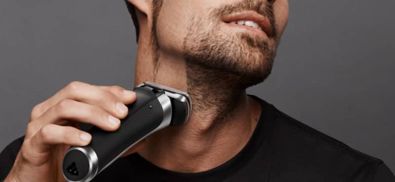 Man shaving