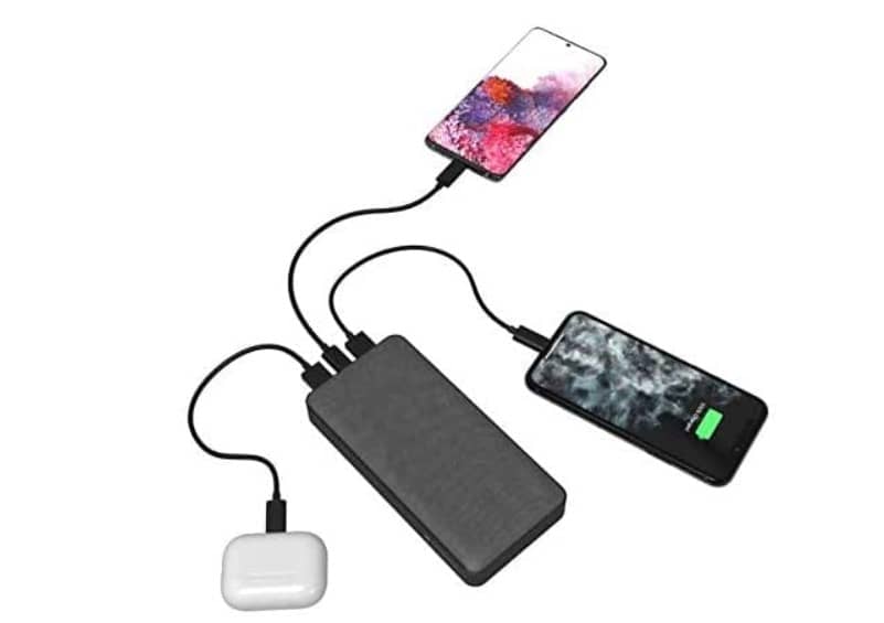 Phones and portable charger