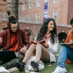 three college students