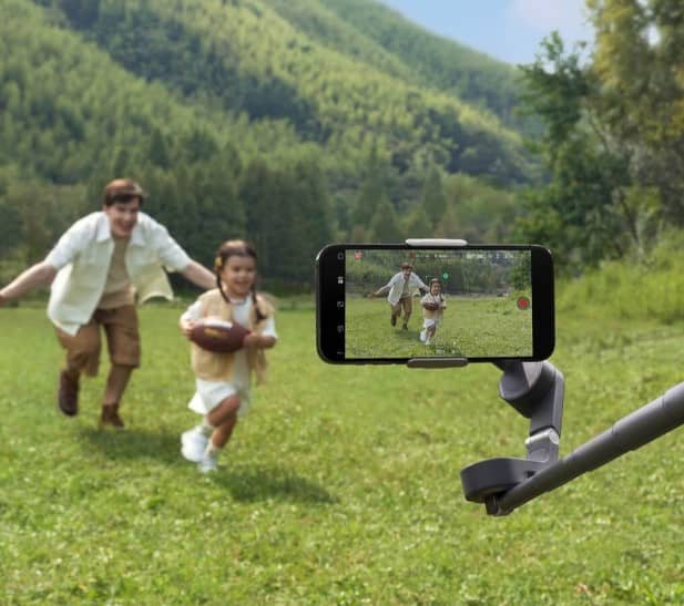 cellphone filming family