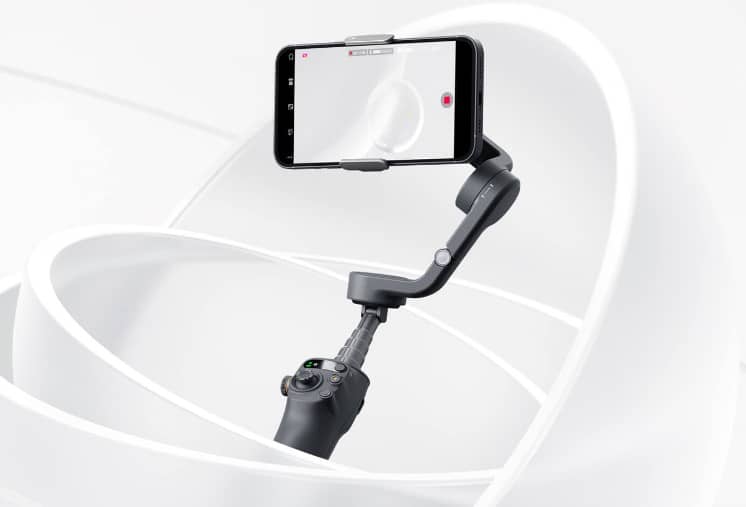 DJI Gimbal with cellphone